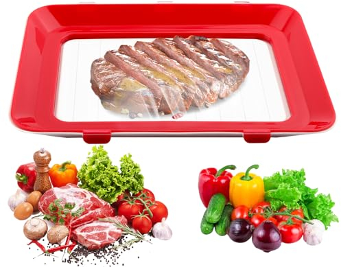 Frischhaltetablett für Wurst & Käse, Wiederverwendbare Kühlschrank-Frischhaltebox mit luftdichtem Verschluss, stapelbar & platzsparend, ideal für Picknick & Party (1 Stück)