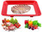 Frischhaltetablett für Wurst & Käse, Wiederverwendbare Kühlschrank-Frischhaltebox mit luftdichtem Verschluss, stapelbar & platzsparend, ideal für Picknick & Party (1 Stück)