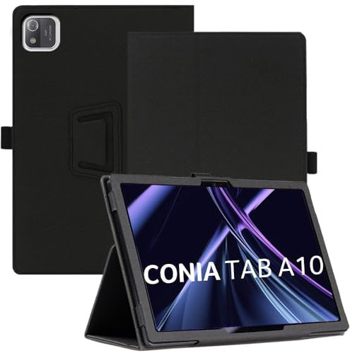 AKNICI Custodia Cover per Acer Iconia Tab A10-21-A43P / A10-21-A7RM / A10-21-A0T7 Tablet 10,1 Pollici, Pelle PU Cover Custodia Protettiva con Cinghia di Sicurezza e Magnete e Funzione di Supporto