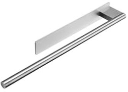 Toallero Adhesivo HOPE G.O. 39 cm - Acero Inoxidable 304 Cepillado - Fijación Extrafuerte con Repuesto - Sin Taladro, Fácil de Instalar - Diseño Minimalista para Baño y Cocina, Superficies Lisas