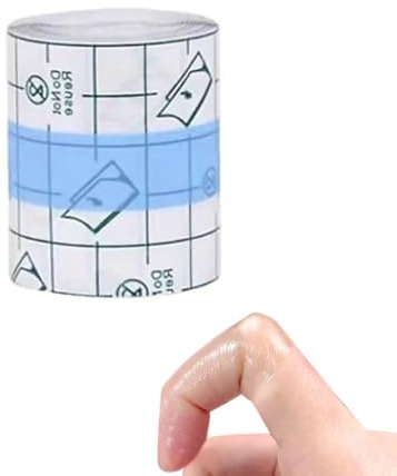 DeaHea Finger Tape Cracked Hands Patches Fingertip Bandages Knuckle Bandages Transparent Waterproof Adhesive Tape Toe Bandages Protector for Cracking Thumbs Dry Cracked Skin Finger Arthritis Eczema