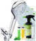 Vitasense Duschkopf mit Filter - 5er Pack, Duschkopf, Eco-Friendly Duschkabinenreiniger, 3x Shower Filters, Regendusche, Wassersparend, Shower head mit Drei verschiedene Wasserstände, Chroom