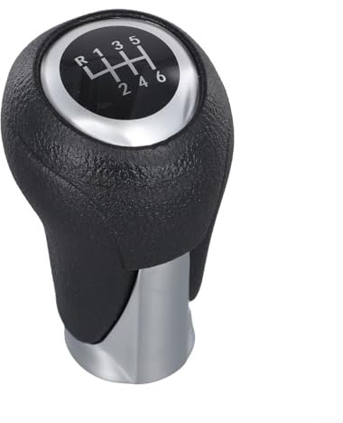 Homeponnew Schaltknauf für Mazda 2/3/6/CX-5 (Modelle 2010–2023), OEM-Stil, schwarzer Kunststoff-Ersatz-Schaltgriff, direkte Passform, 6-Gang-Schaltknauf