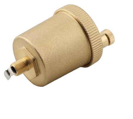 Zilimontt Vanne d'aération automatique en laiton 1/8 pour systèmes de chauffage hydrauliques et radiateurs d'eau chaude, haute pression 150 psi, température maximale 115,6 °C, air efficace