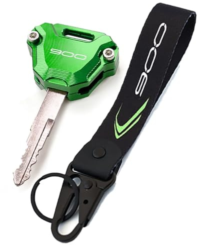 Accessoires de moto pour Z900 RS SE 2025 2024 2023 Z900SE Z900RS Z 900 2017-2022 Boîtier de clé Anti-rayures Housse de protection et porte-clés Protection porte-clés (vert)