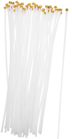 Abaodam 50 pezzi Aste Bandiera in Plastica Kit Completo per Ufficio e Scuola Aste Resistenti e Lisce per Bandierine Nazionali e Decorazioni Sportive