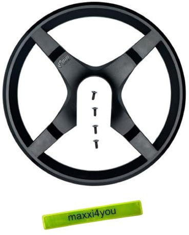 maxxi4you Shimano Kettenschutzring Kettenschutz für FC-TY301 48 Zähne inkl. Befestigungsschrauben inkl Reflexband