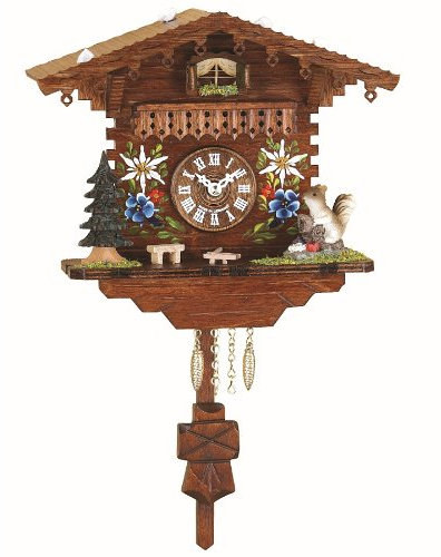 Trenkle Kuckulino Schwarzwalduhr mit Quarzwerk und Kuckuckruf TU 2038 PQ
