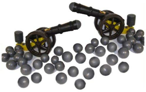 koenig-tom Bällebad24-2X Kanone f. Bällebad Bälle Ballkanone Bällebadkanone Kanone im Set inkl. 150 Kanonenkugeln,