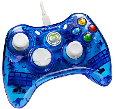 Pdp Rock Candy Controller Xbox 360 - Azzuroberry Boom - Essentials - Xbox 360