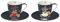 Easy Life 2 Espresso Tassen Set, Porzellan, Mehrfarbig, 2 Stück (1er Pack), 2
