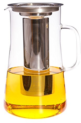 Trendglas Jena Teekanne / Teebereiter HUDSON mit Deckel und Edelstahlfilter, 2,5 l