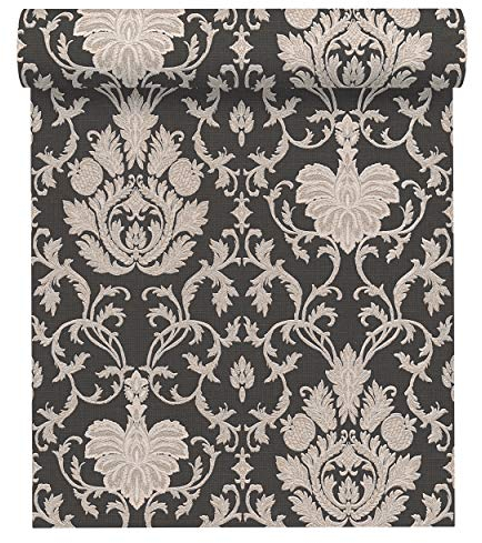 A.S. Création 339058 3390-58 Belle Epoque Papier peint avec ornements baroques Beige métallisé 10,05 x 0,53 m