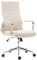 CLP Bürostuhl Kolumbus Stoff I Ergonomischer Chefsessel I Komfort Für Lange Arbeitstage I Robust Und Langlebig Für Gaming Und Home-Office, Farbe:Creme