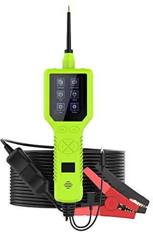 MOTOCOCHE Power Circuit Probe Tester - 12V/24V Voltage Tester with 5M Cable, AC/DC Circuit Analyzer Tracer, Automotive Short Finder for RV Truck SUV