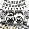 Video Gaming Party Supplies - Game Plates, Paper Cups, Napkins, Cake Toppers, Straws, Tablecover, Banner, Hanging Swirls, and Balloons for Kid Boy Birthday Tableware Decoration Set - Serves 20
