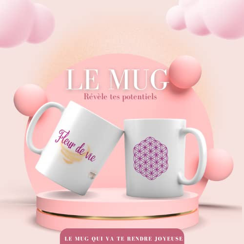 Révèle tes potentiels Mug, tasse Fleur de vie 2