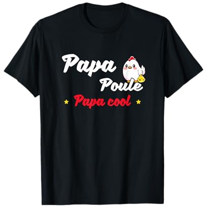 Homme Papa pole papa cool Cadeau Humour pour père T-Shirt