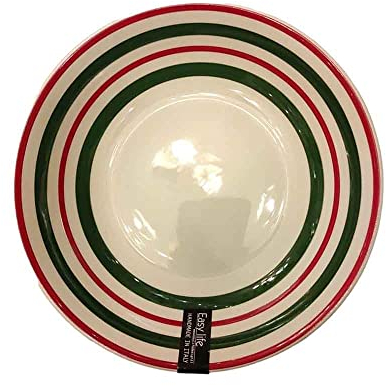 EASY LIFE Servicio 6 platos hondos de cerámica de Navidad Ø22 cm
