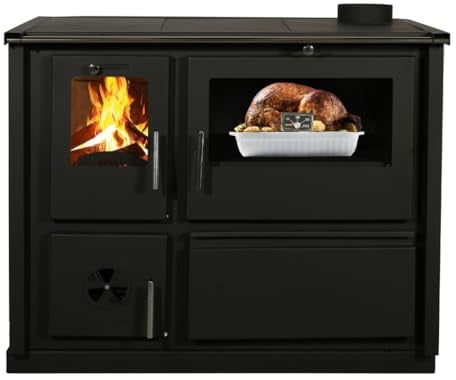 Termostufa a Legna con Forno BALKAN ENERGY Polar HTTE, 28 kW