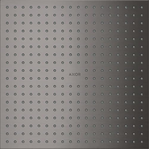 hansgrohe AXOR ShowerSolutions Kopfbrause 300/300 2jet, Decke-Aufputz, 35321340, Farbe: Brushed Black Chrome