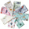 Yurosiay 8 Stück 25×25cm Baumwollstoffe Nette Cartoon Tiere Bedruckte Stoffe Patchwork Stoffe Tiere Baumwolle Quiltingstoffe Stoffe zum Nähen Stoffreste Stoffpaket für DIY Handwerk Fuchs