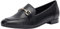 MARCO TOZZI Damen Slipper mit Blockabsatz Vegan, Schwarz (Black/gold), 40 EU