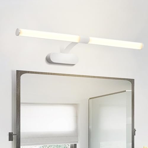 Aigostar Bathroom Vanity Lighting Fixtures 8W 950LM, IP44 Waterproof Bathroom Mirror Wall Light, 60CM 4000K Cabinet Picture Wall Light for Bedroom, LED Makeup Shaver Lamp