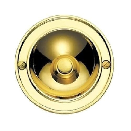 CAL CAMPANELLO TONDO IN OTTONE LUCIDO P630
