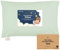 KeaBabies Kinderkissen mit Kissenbezug – 51X35cm Kinderkissen ab 2 Jahren, Waschbares Kinderkissen, Weiches Bio-Kinderkissen, Kinderkissen zum Schlafen, Großes Kinderkissen (Sage)