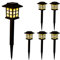 Liiisi 6 Unidades Mini Focos Led Exterior para Camino, Patio, Jardín, Villa, Maceta - Iluminación Decoracion Jardin Exterior, Energía Solar, Luz Solar Exterior
