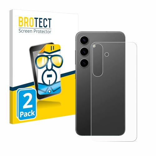 BROTECT Schutzfolie für Samsung Galaxy S24 Plus | (Rückseite) 2 Stück Transparenter Displayschutz Made in Germany Klare Displayschutz-Folie Clear Einfache Montage