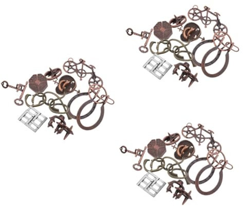 Abaodam 27pcs Educational Brain Teaser Puzzles Metal Lock Toys Logic Train Puzzle