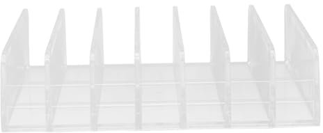 STOBOK Briefhalter Aus Acryl Postsortierer Organizer Schreibtisch-datei Umschlag-organizer Brief-organizer Posthalter für Das Büro