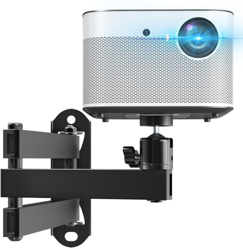 IMtKotW Foldable Projector Wall Ceiling Mount, Fits 1/4 M4 M6 Screw, 11lbs
