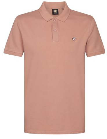 Petrol Industries Herren Poloshirt Kurzarm - Baumwolle - Klassischer Kragen - Herrenbekleidung - Braun - M