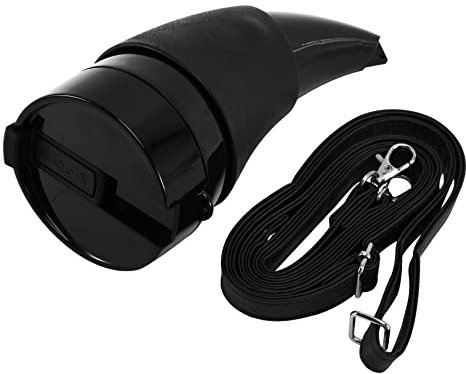 Losueeun Ziegen HöRner Kaffee Tasse 230ML Edelstahl Vakuum Becher Tee Tassen Paar Wasser Flasche mit Seil Schwarz