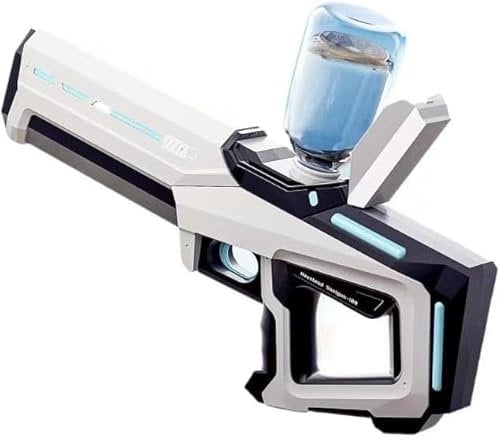 Electric Pulse Water Gun, Squirt Gun, Automatic Water Absorption and High-Speed Continuous Firing, External Water Bottle to Increase Capacity, Summer Swimming Pools Parties Beaches Outdoor Water Play