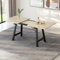 ModernLuxe Ausziehbarer Esstisch 140/180 cm – Flexibler Holztisch für 4-6 Personen, stabiles Metallgestell, modernes Design in Naturfarbe für Esszimmer & Küche