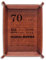 INNObeta 70th Birthday Gifts for Men, Him, Valet Tray for Male, Bedside Tray with Keychain - 70 Years, It's Only 840 Months