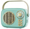 Altoparlante Bluetooth retrò, decorazione vintage, regalo per donne, uomini, adolescenti, ragazze, altoparlante Bluetooth portatile, stile estetico, per ufficio, cucina, scrivania, camera da letto