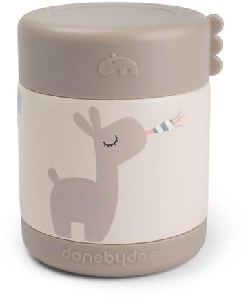 Done by Deer Thermo-Essensbehälter Celebration Sand 300 ml
