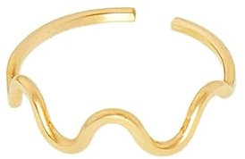 Skcess 14K Gelbgold Ringe Damen, Zart Damenring Größe 50 (15.9)