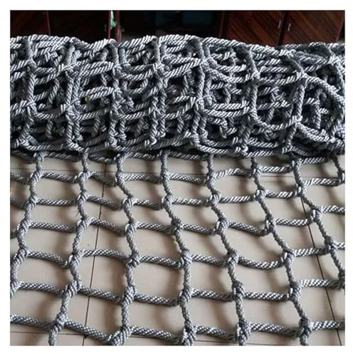 Amacthysh Climbing Net,Climbing Net Cargo for Kids Outdoor,Polyester Playground Equipment Rope Ladder,Balcony Safety Net,Treehouse,3 * 3m