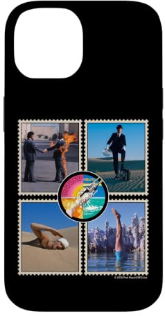 Pink Floyd WYWH50 Briefmarken Wish You were Here 50th Anniversary Hülle für iPhone 14