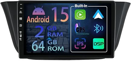 【2+64GB】 9 Pollici Android 15 Autoradio per IVECO Daily 2014-2021 Radio Carplay Stereo Wireless In-dash Car Play GPS Auto Navi Screen Bluetooth Navigatore Player Touchscreen Tocco FM SWC RDS DSP