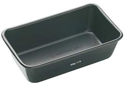 MasterClass 900g/2lb antihaftbeschichtete Laibform mit PTFE-, PFOA- und BPA-freier Antihaftbeschichtung, robuster 1mm dicker Karbonstahl, zum Backen von Laiben und Brot, 23x13cm, mit Schutzhülle, grau