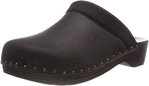 Berkemann Soft-Toeffler Unisex-Erwachsene Clogs, Schwarz (Schwarz), 41.5