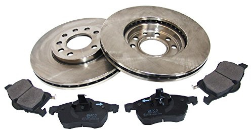 Mapco 47671 Bremsensatz vorne belüftet 280 mm 5 Loch Opel Astra G Zafira A | Kompatibel mit: OPEL ASTRA G Cabriolet, ASTRA G Caravan, ASTRA G CC, ASTRA G Coupe, ASTRA G Kasten/Kombi, ASTRA G Stufenheck