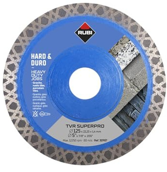 Rubi Disque diamant TVR 125 RUBI Ø 125 mm pour matériaux durs - 30987